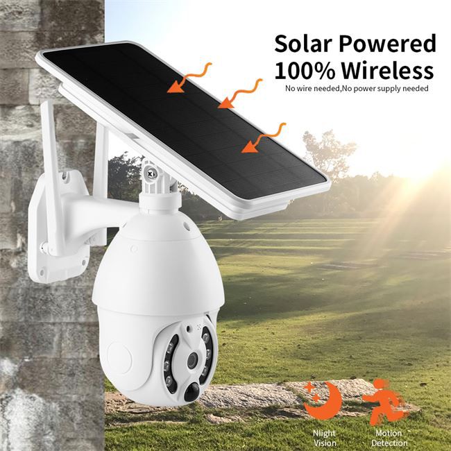 Outdoor PTZ Solar Camera